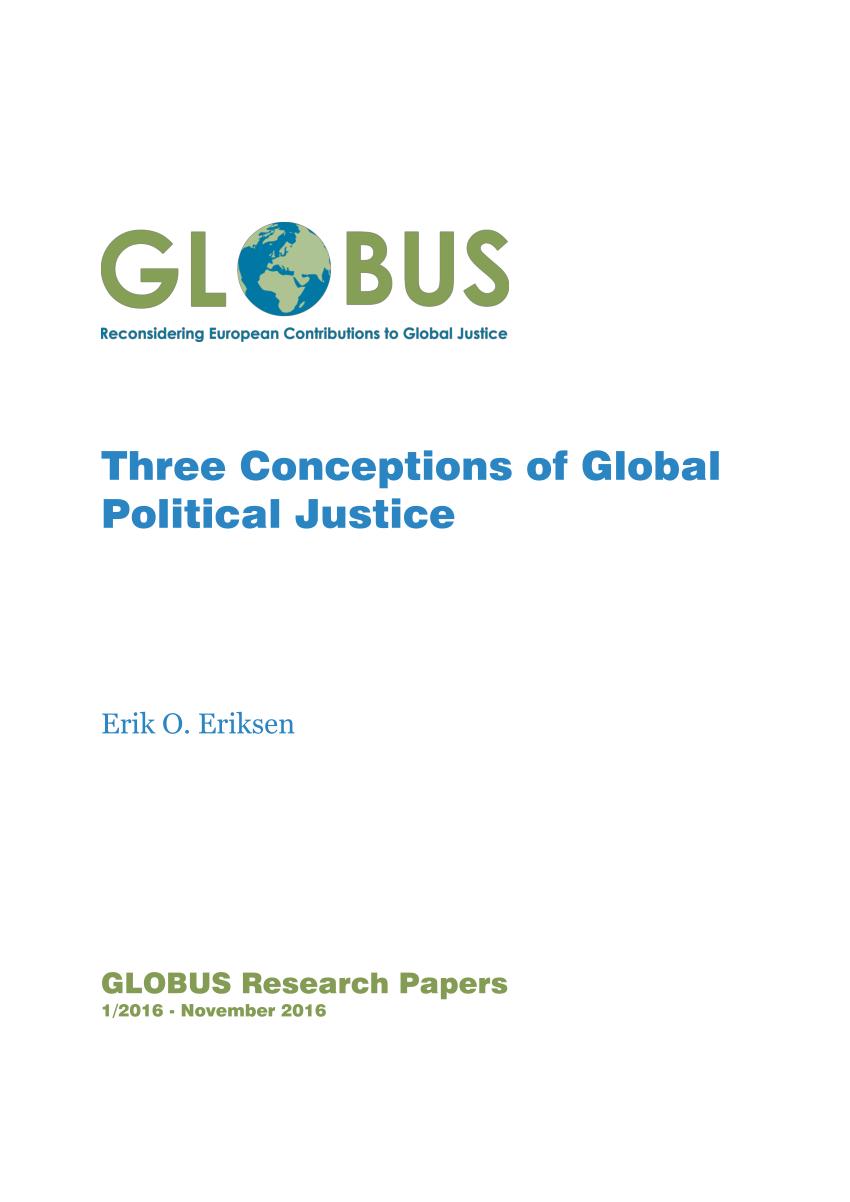 Pdf Three Conceptions Of Global Political Justice - 