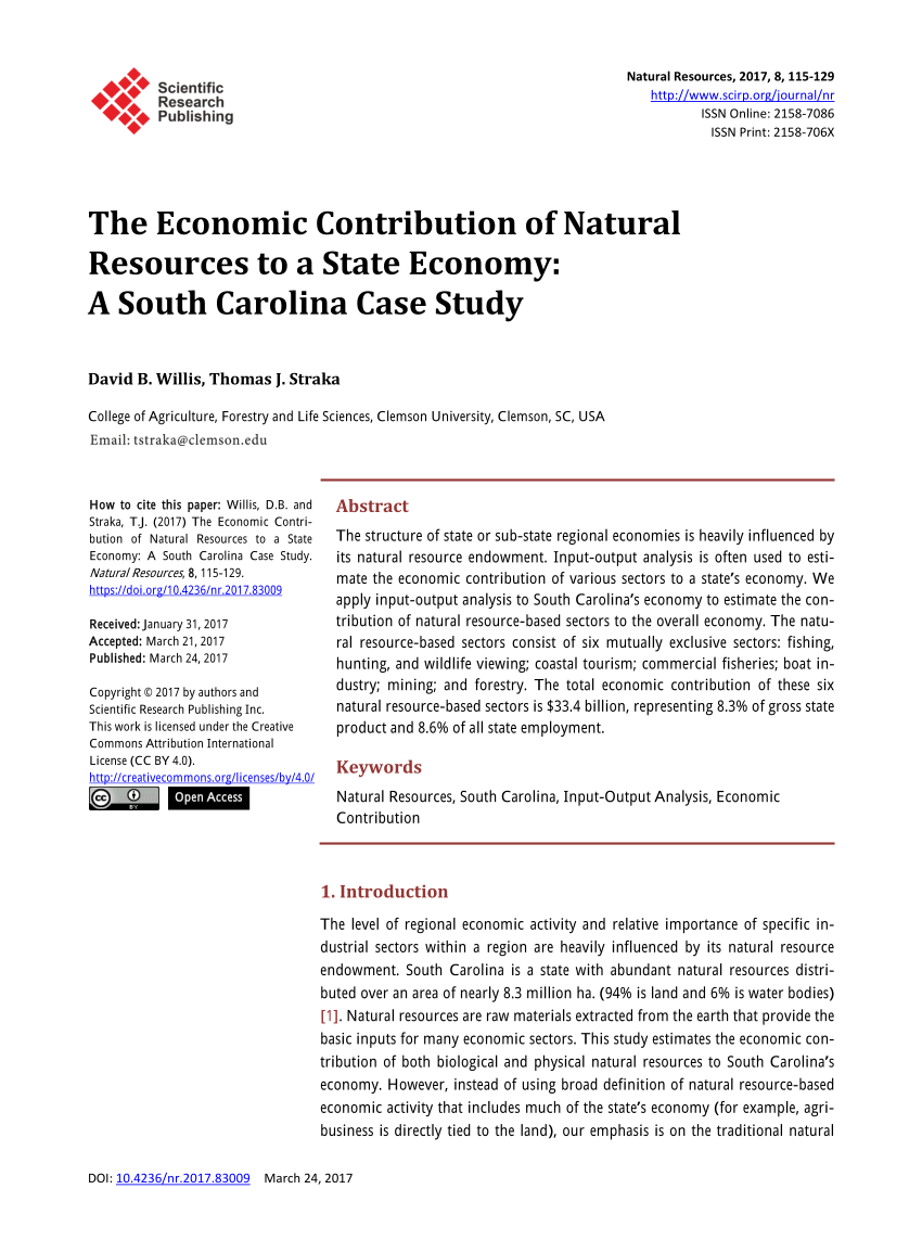 case study natural resources