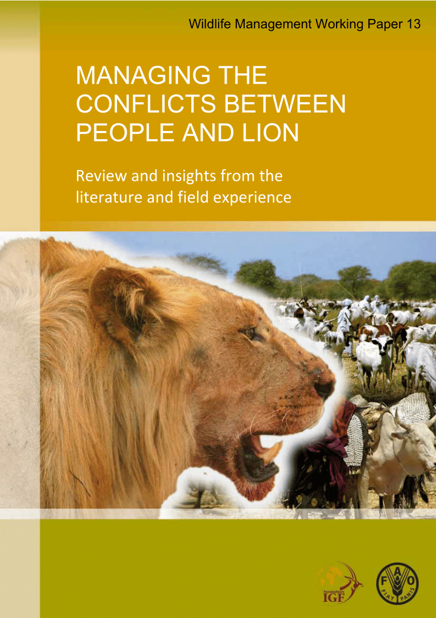 Pdf Managing The Conflicts Between People And Lion Review And Insights From The Literature And Field Experience [ 1203 x 850 Pixel ]