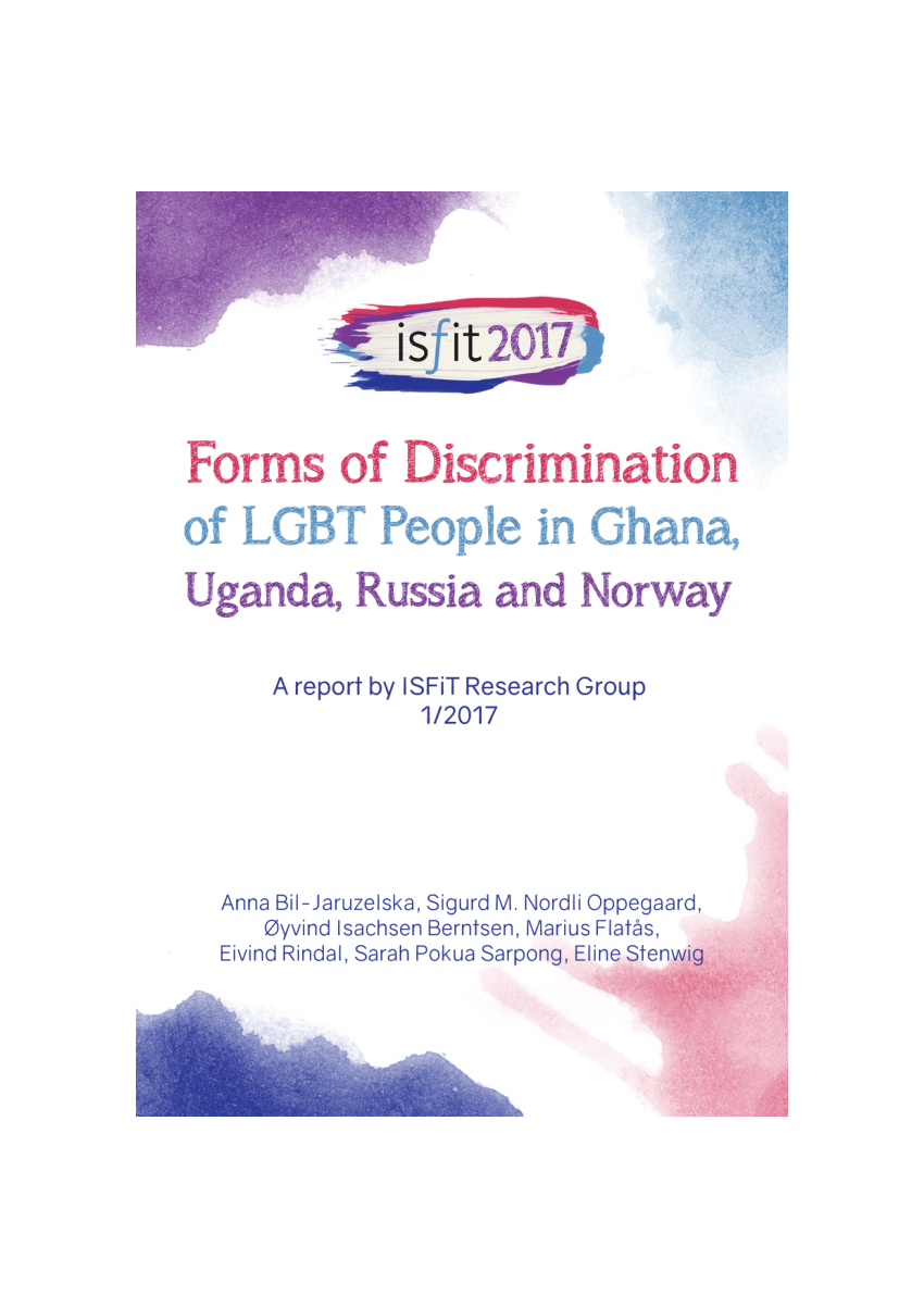 Download Pdf Forms Of Discrimination Of Lgbt People In Uganda Ghana Russia And Norway Yellowimages Mockups
