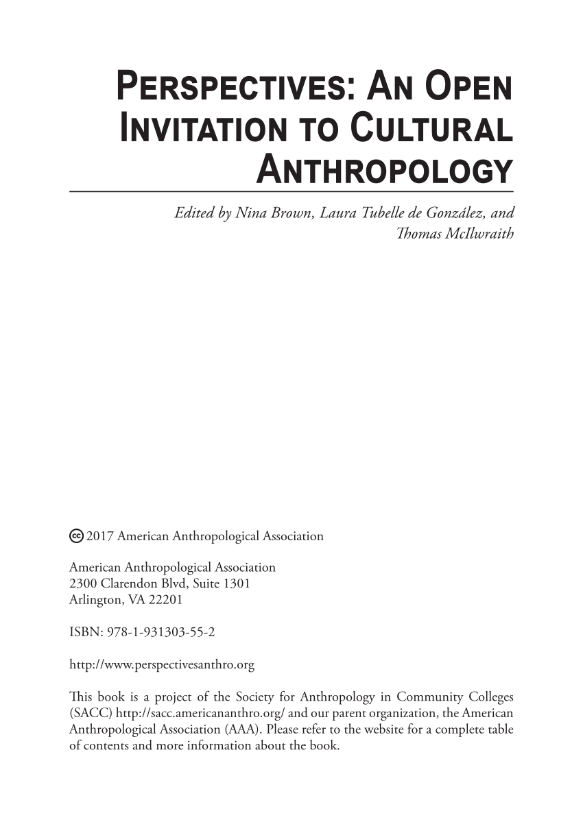 anthropologist research paper
