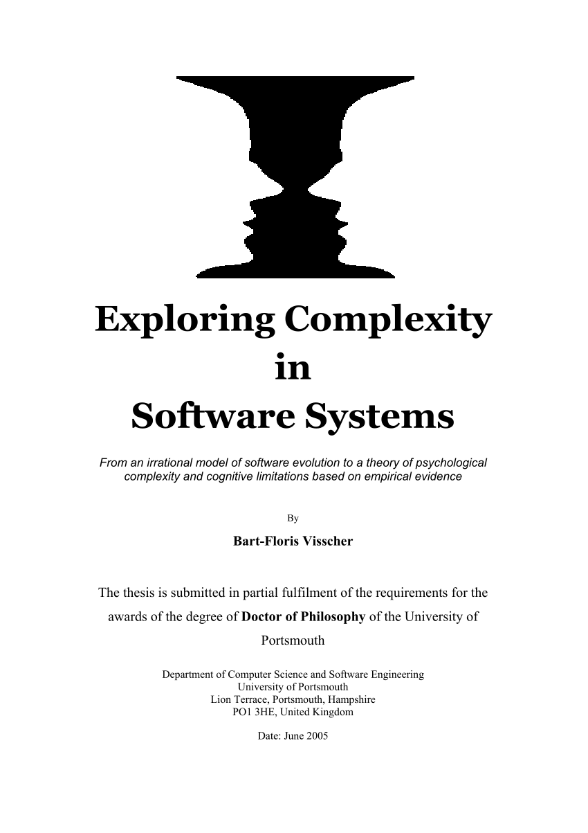 PDF) Exploring Complexity in Software Systems - From an irrational ...