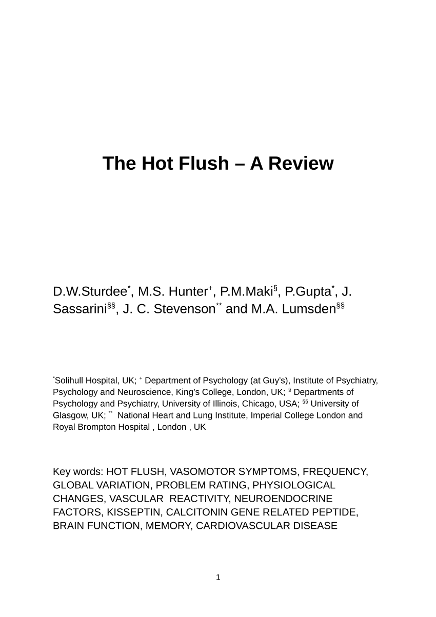 Hot flush