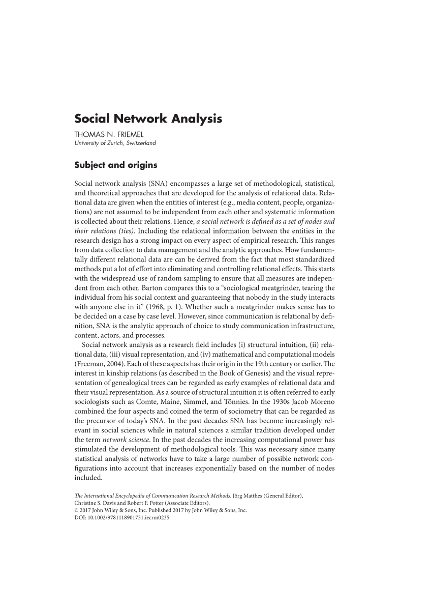 dissertation on social network analysis