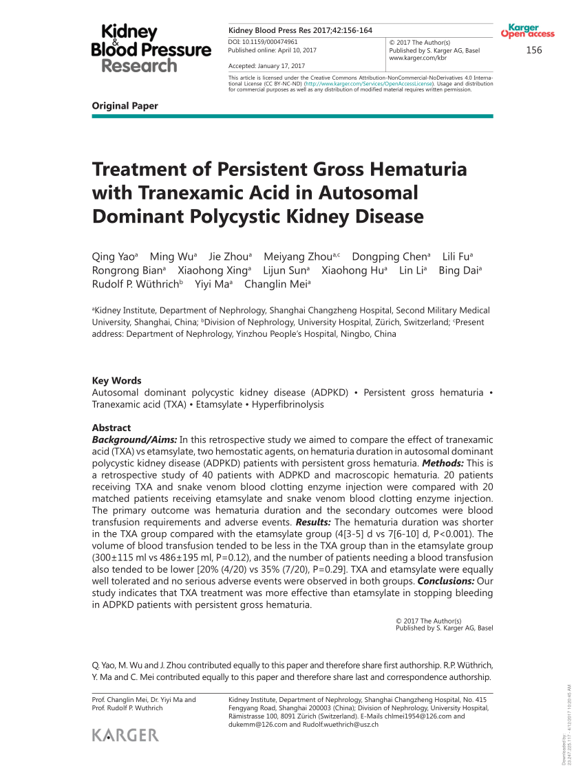 polycystic kidney disease research paper
