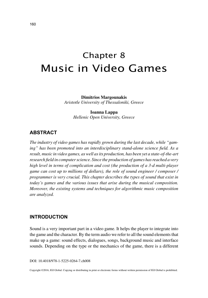 PDF) Music in Video Games