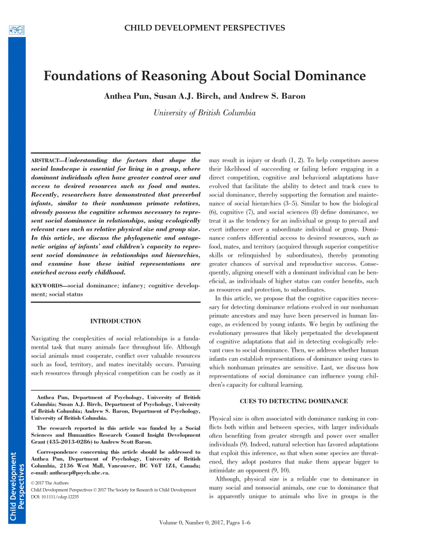 social dominance theory dissertation