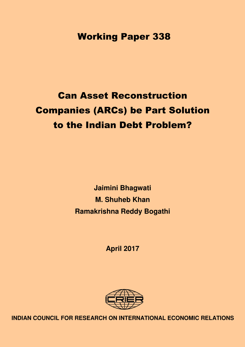 research paper on asset reconstruction company