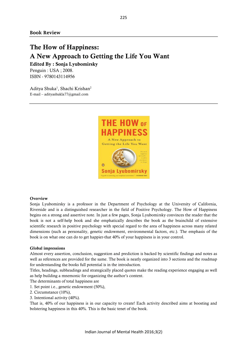 research paper on happiness pdf