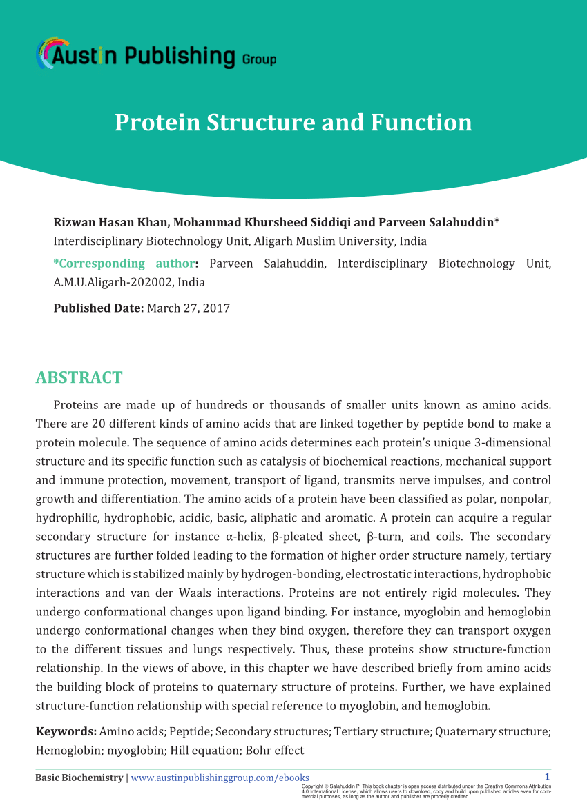 research paper of proteins