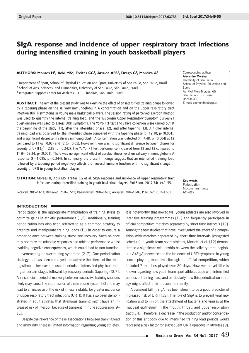 PDF) Psychophysiological Responses to Overloading and Tapering