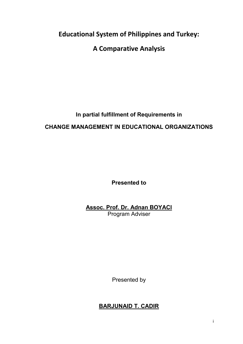 sample dissertation titles in educational management in the philippines