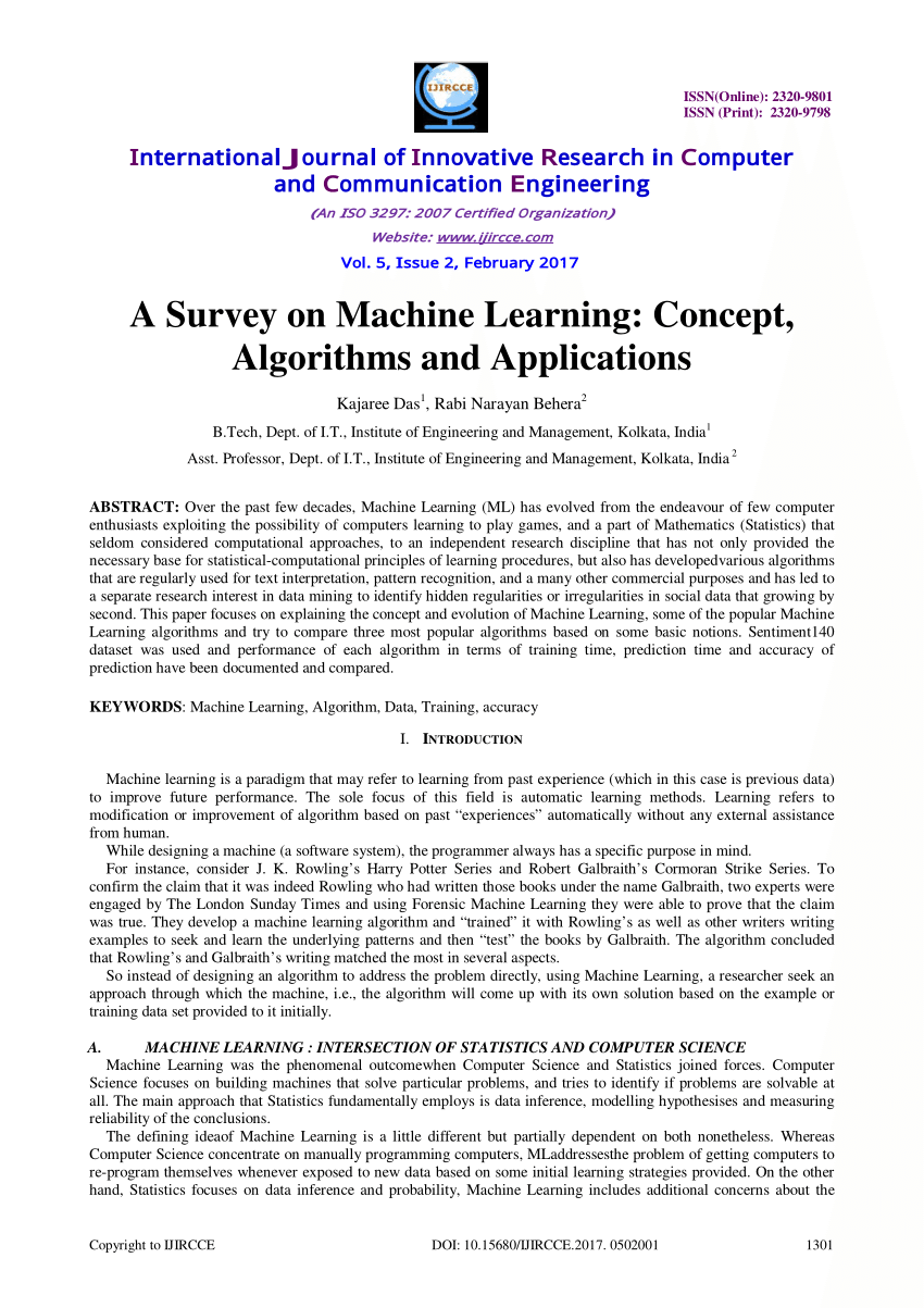 research paper on algorithms