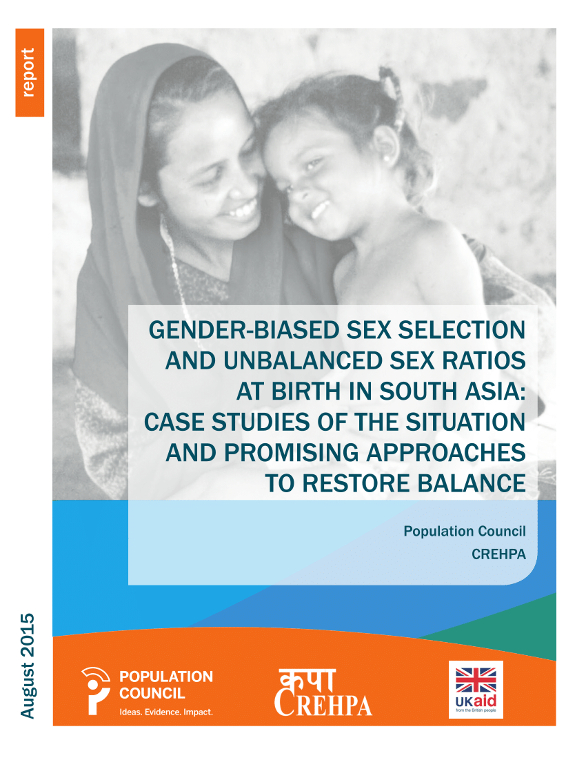 Pdf Gender Biased Sex Selection And Unbalanced Sex Ratios At Birth In 2159