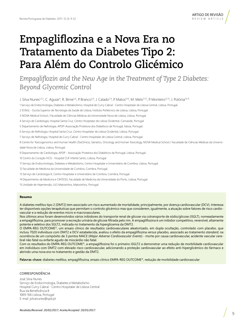 Pdf Empagliflozina E A Nova Era No Tratamento Da Diabetes Tipo 2
