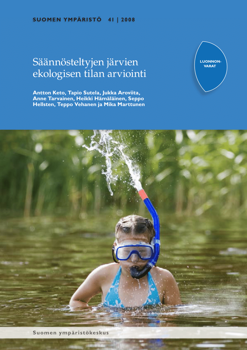 PDF) Säännösteltyjen järvien ekologisen tilan arviointi