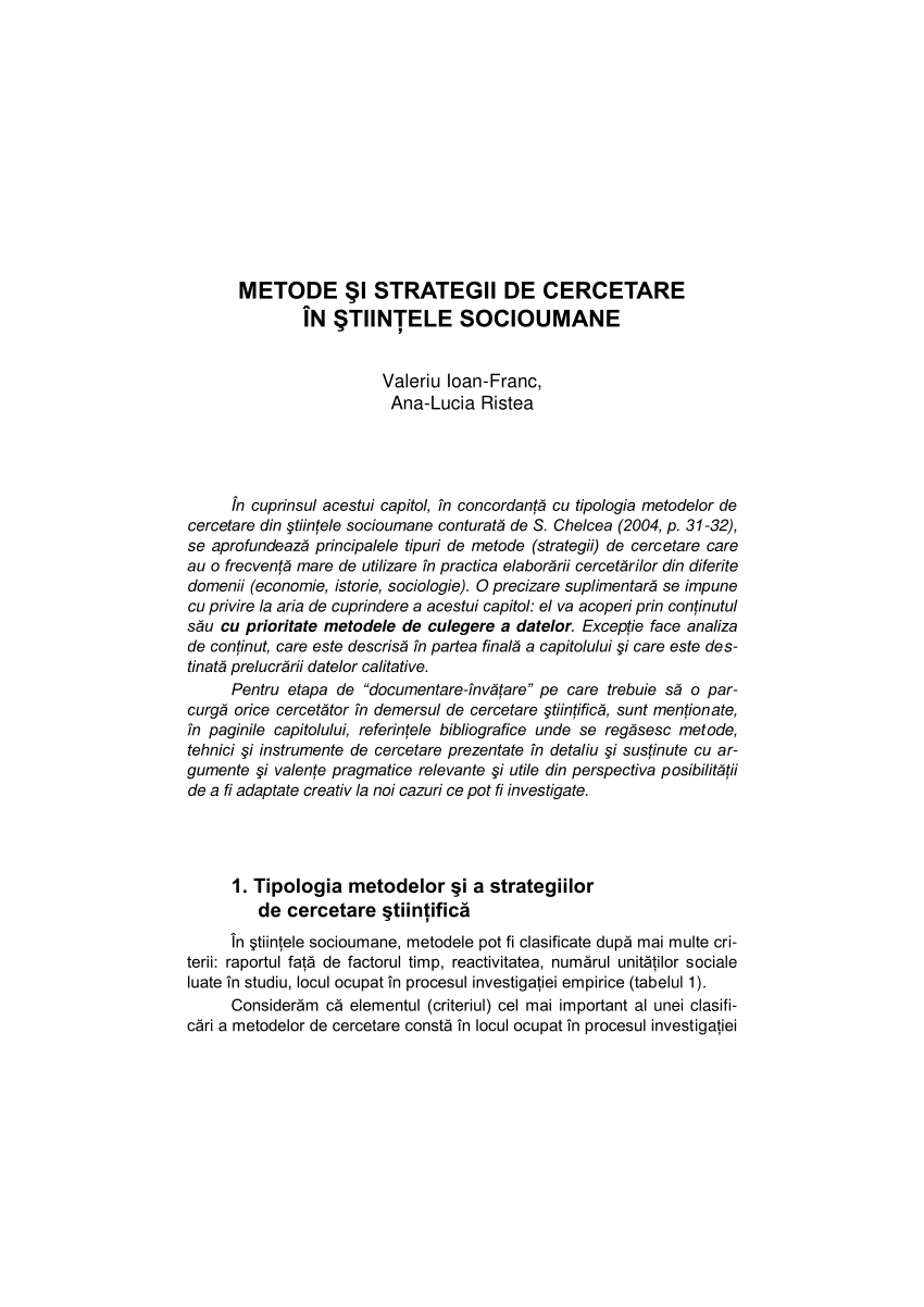Mutual Infidelity lake PDF) Metode si strategii de cercetare in stiintele socioumane