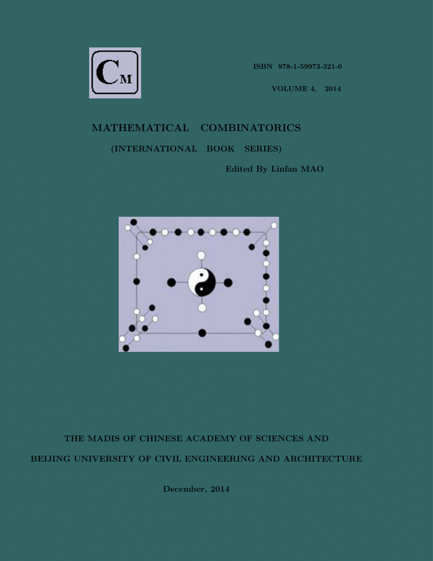 Pdf Mathematical Combinatorics International Book Series Vol 4 14