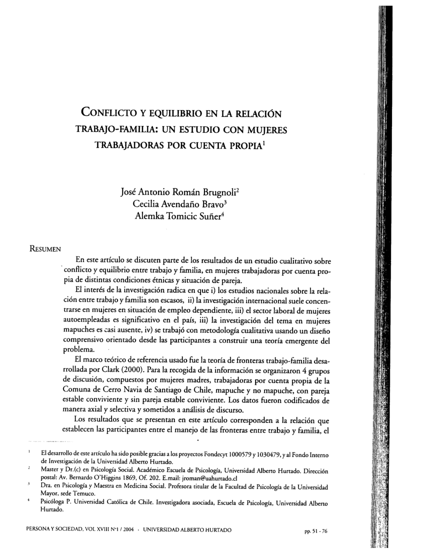 Equilibrio y Desequilibrio Familiar, PDF, Sicología