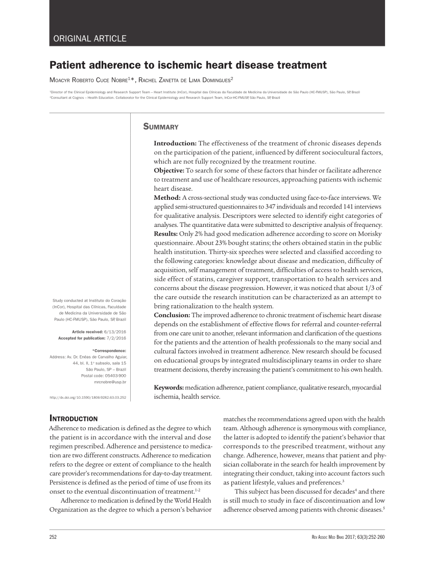 pdf-patient-adherence-to-ischemic-heart-disease-treatment