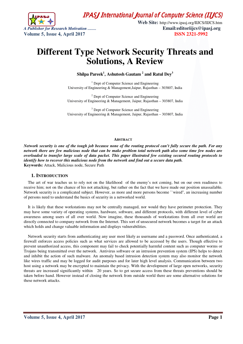 research paper on computer networks