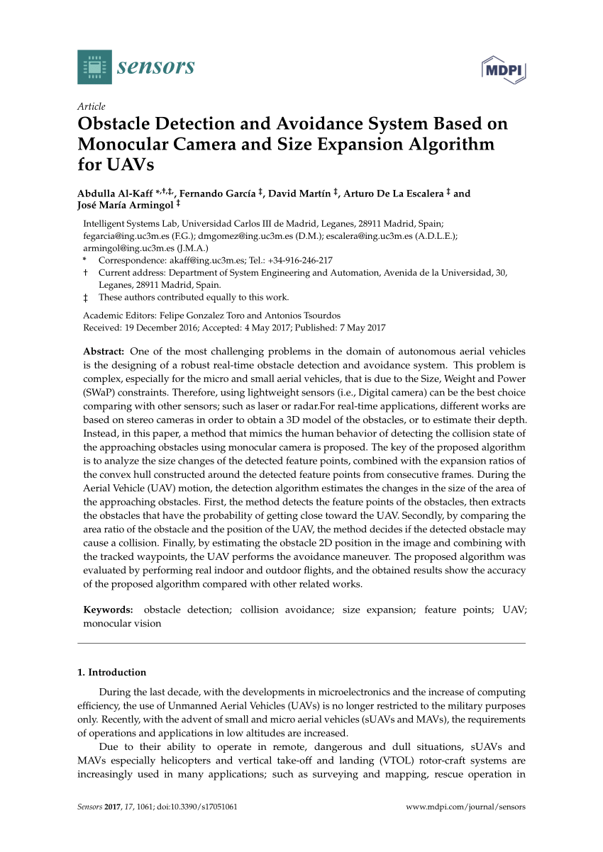 Obstacle avoidance for multi-missile network via distributed coordination  algorithm – topic of research paper in Materials engineering. Download  scholarly article PDF and read for free on CyberLeninka open science hub.
