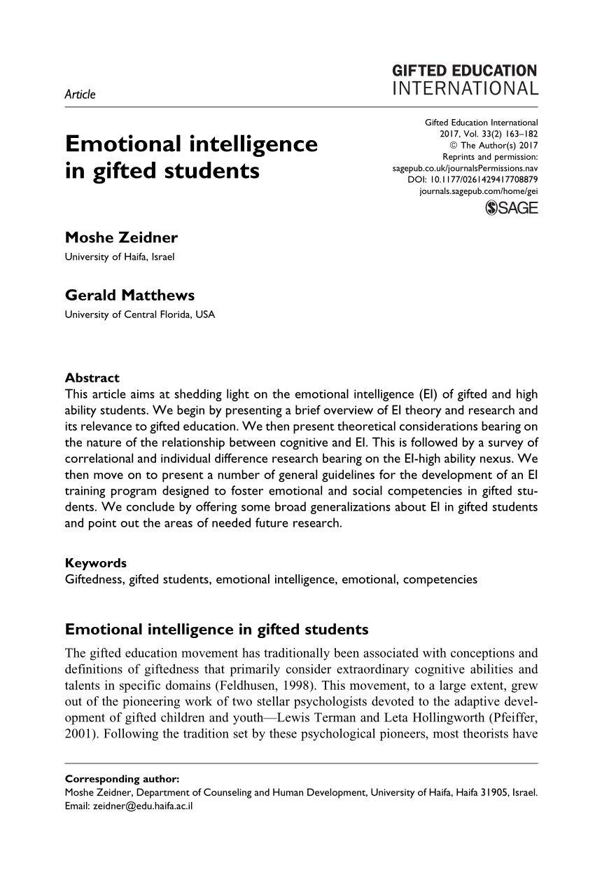 BEd 2nd Year What Do You Mean By Gifted Children