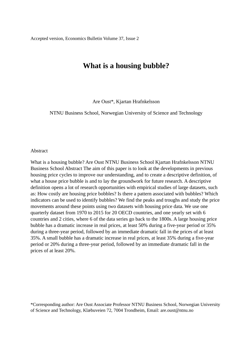 What Is the Housing Bubble? Definition, Causes and Recent Example