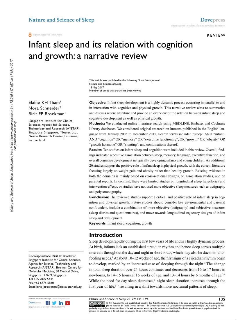 sleep topics for research papers