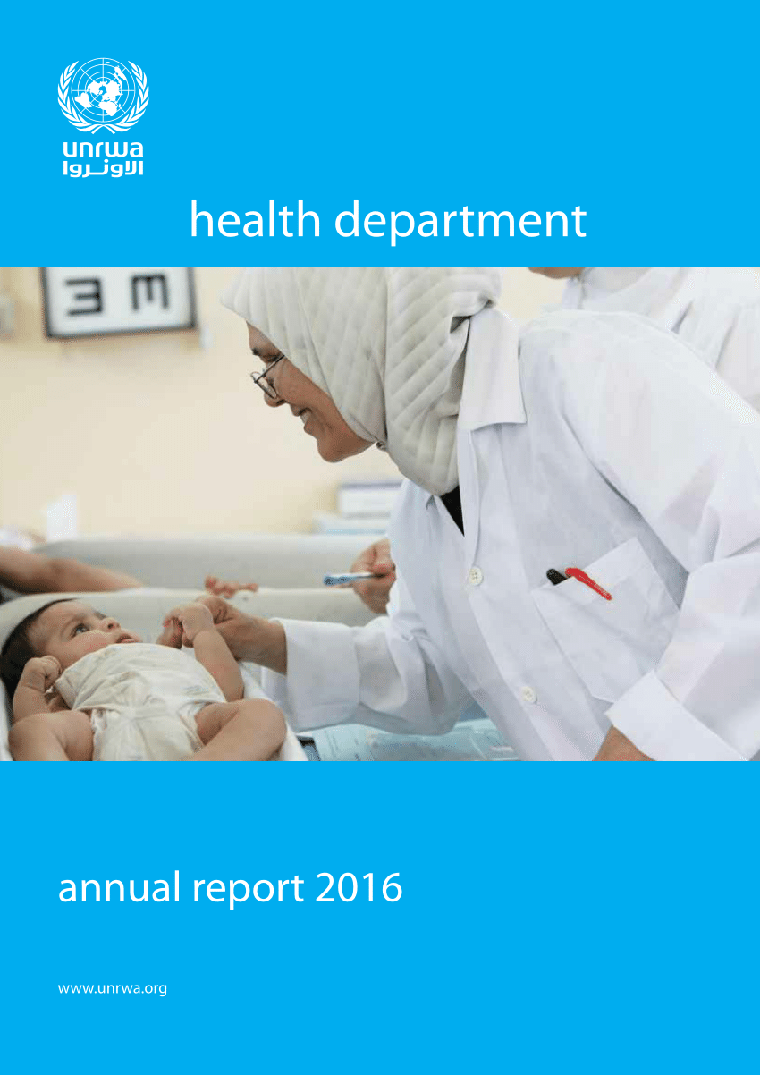 PDF UNRWA Health Annual Report 2016 published May 2017