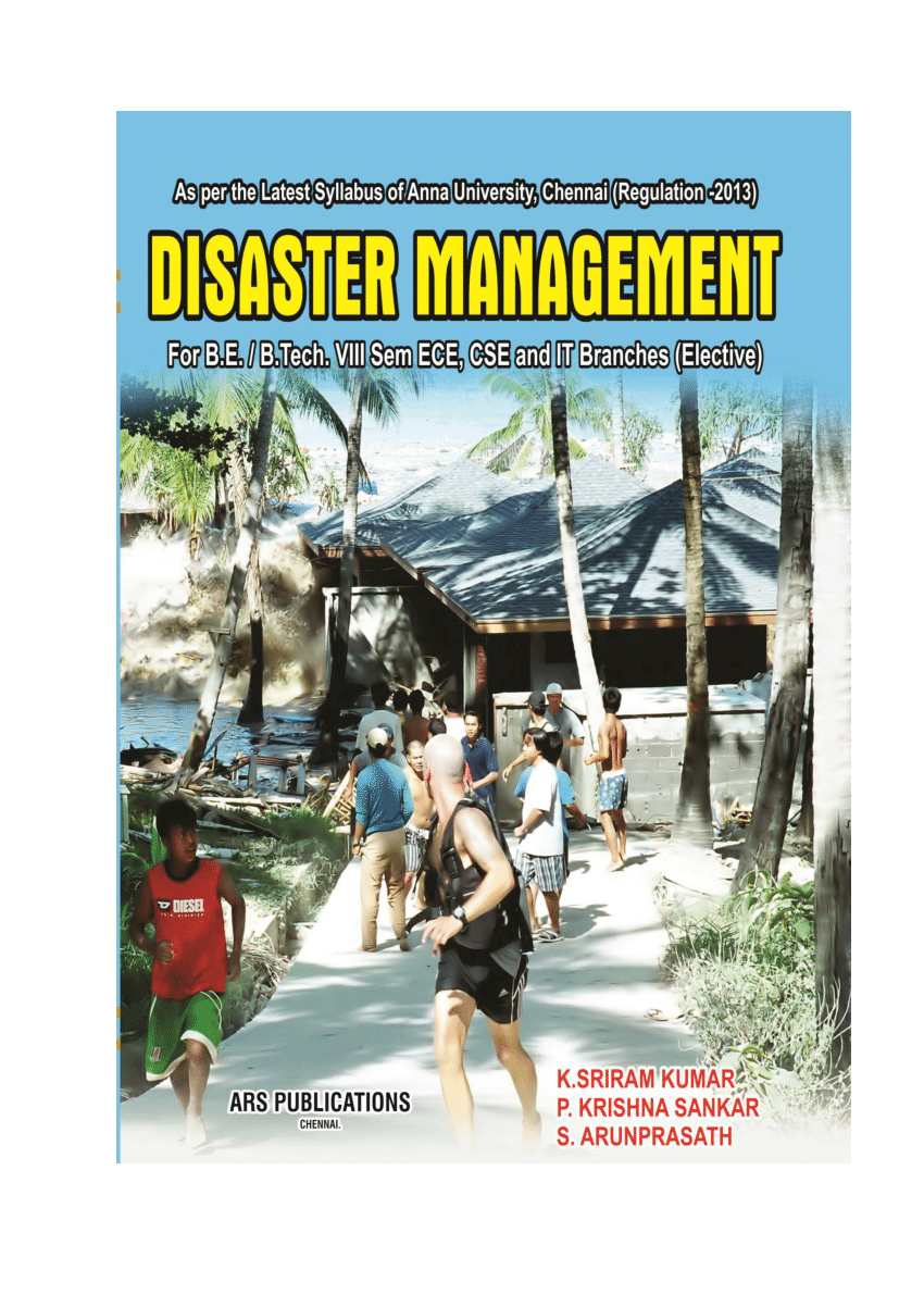 disaster management case study pdf