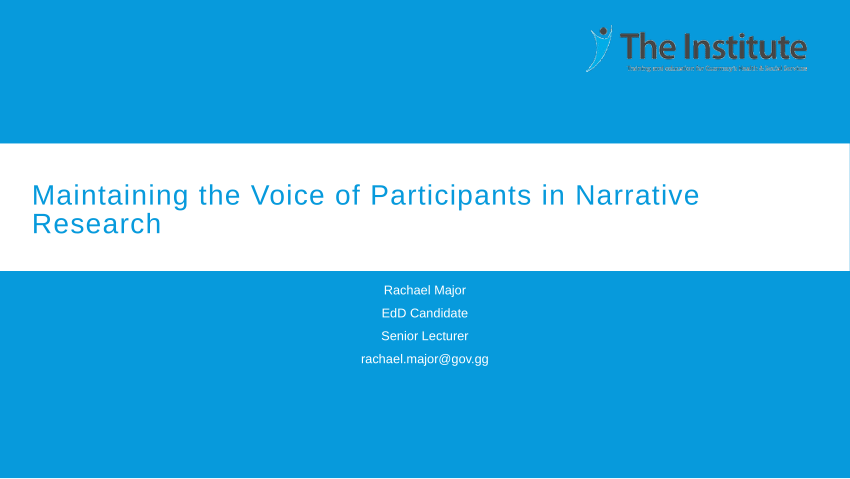 research paper narrative voice