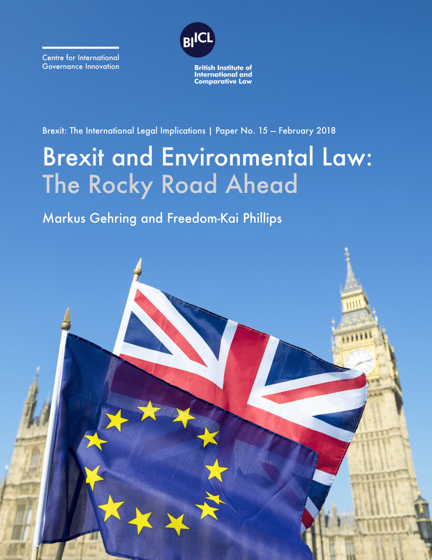 Pdf The Eu Environmental Law And Brexit The Challenges Ahead