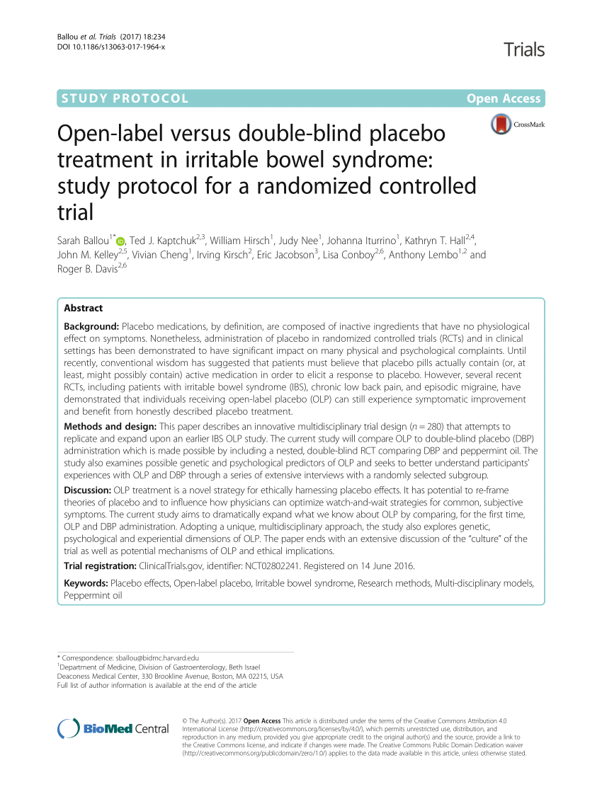 The role of positive information provision in open‐label placebo