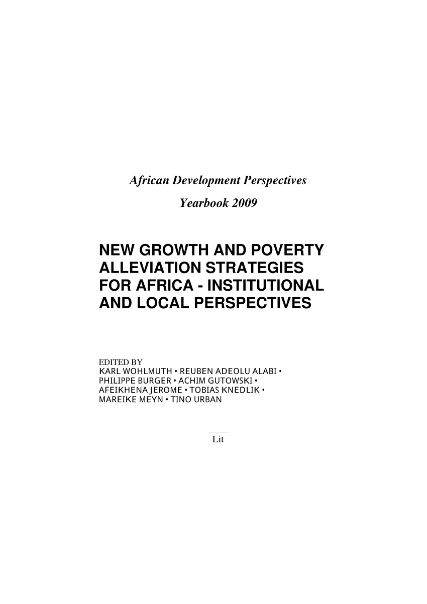 research proposal on poverty in tanzania pdf