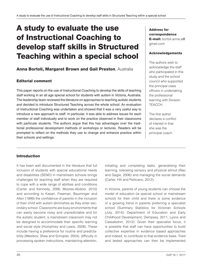 dissertation on instructional coaching