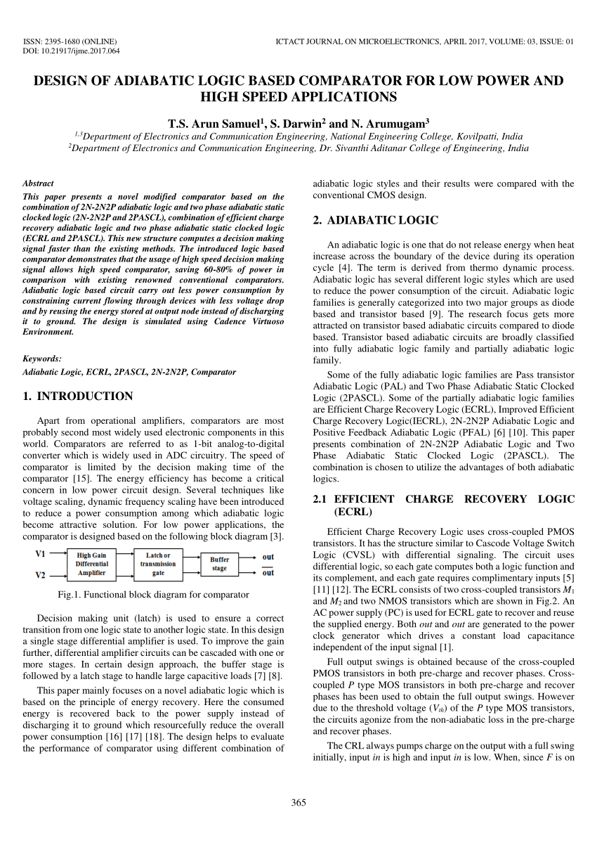 pdf comparator design