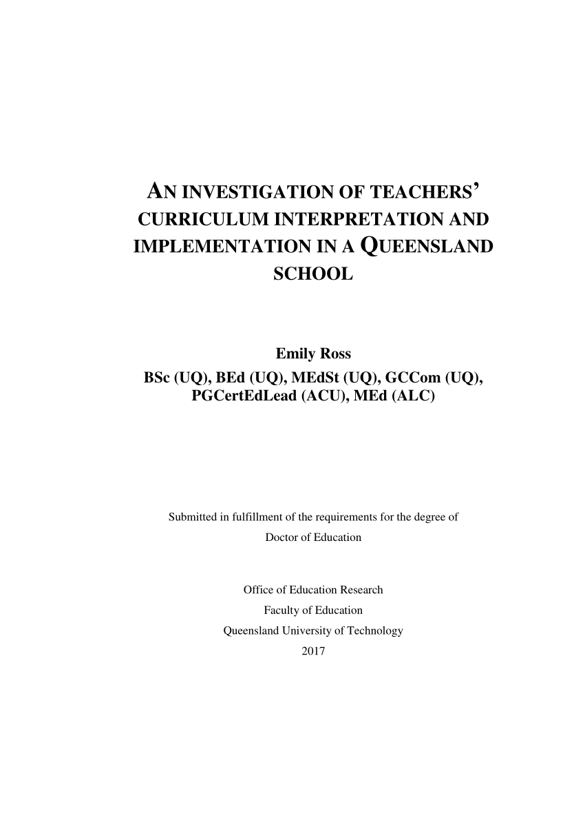 pdf  an investigation of teachers u0026 39  curriculum