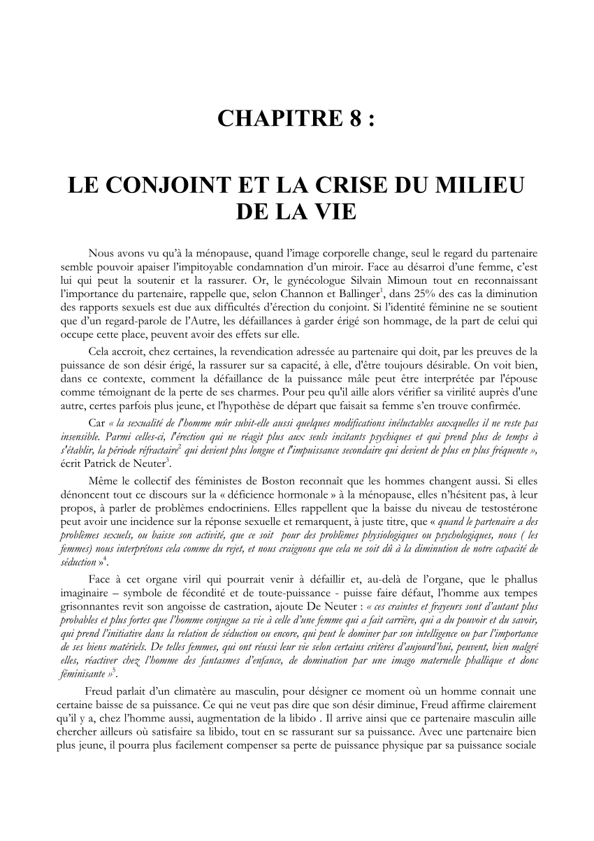 PDF) Chap 8 Le conjoint et la crise du milieu de la vie