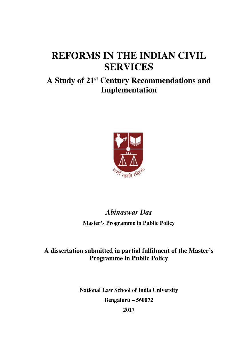 civil service india essay