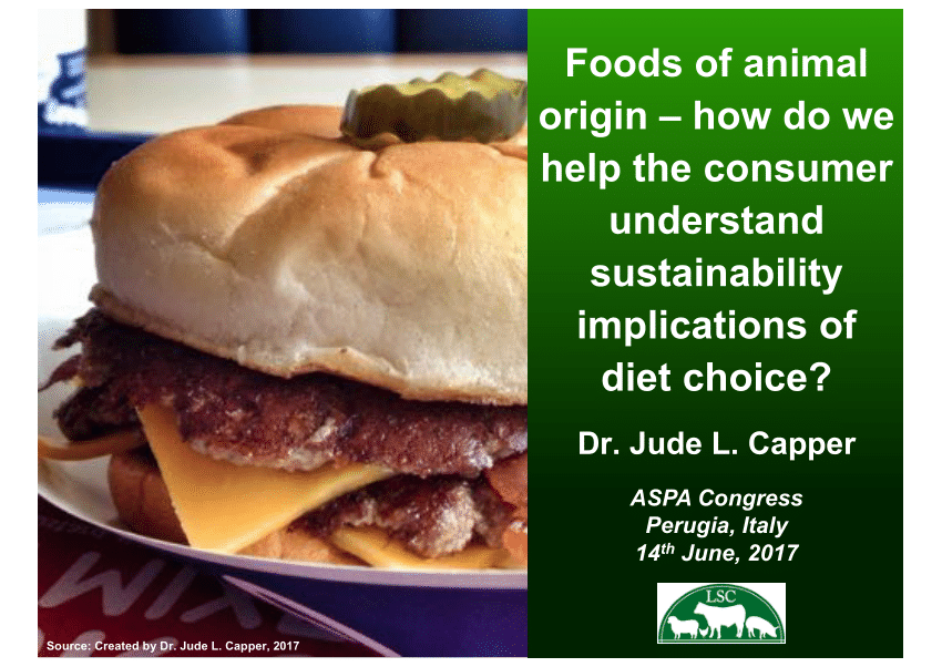(PDF) Foods of animal origin – how do we help the consumer understand