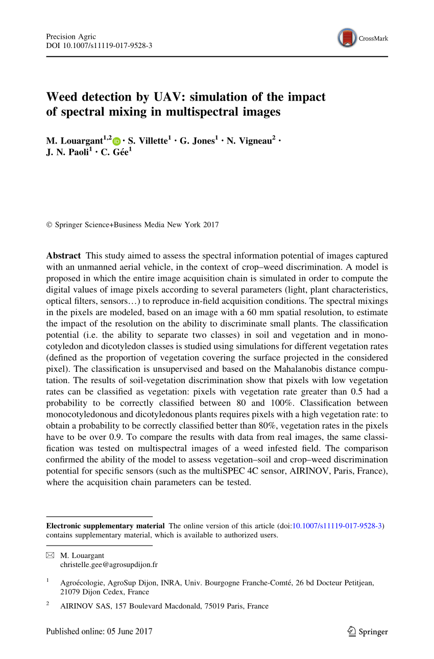 weed detection research paper