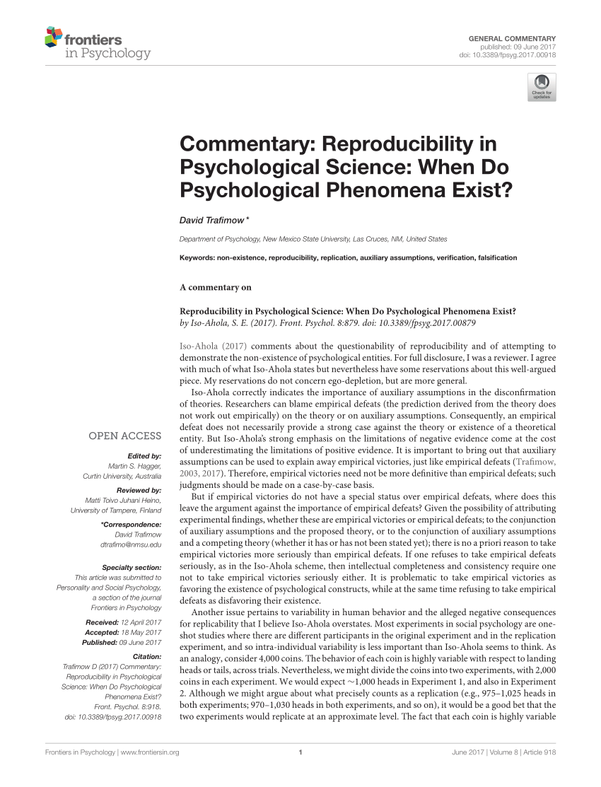 psychological phenomena