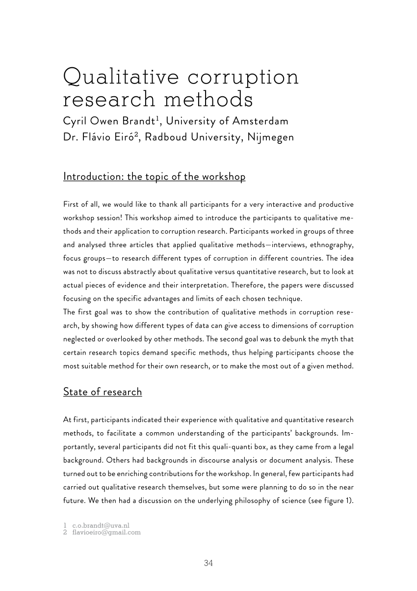 research proposal about corruption