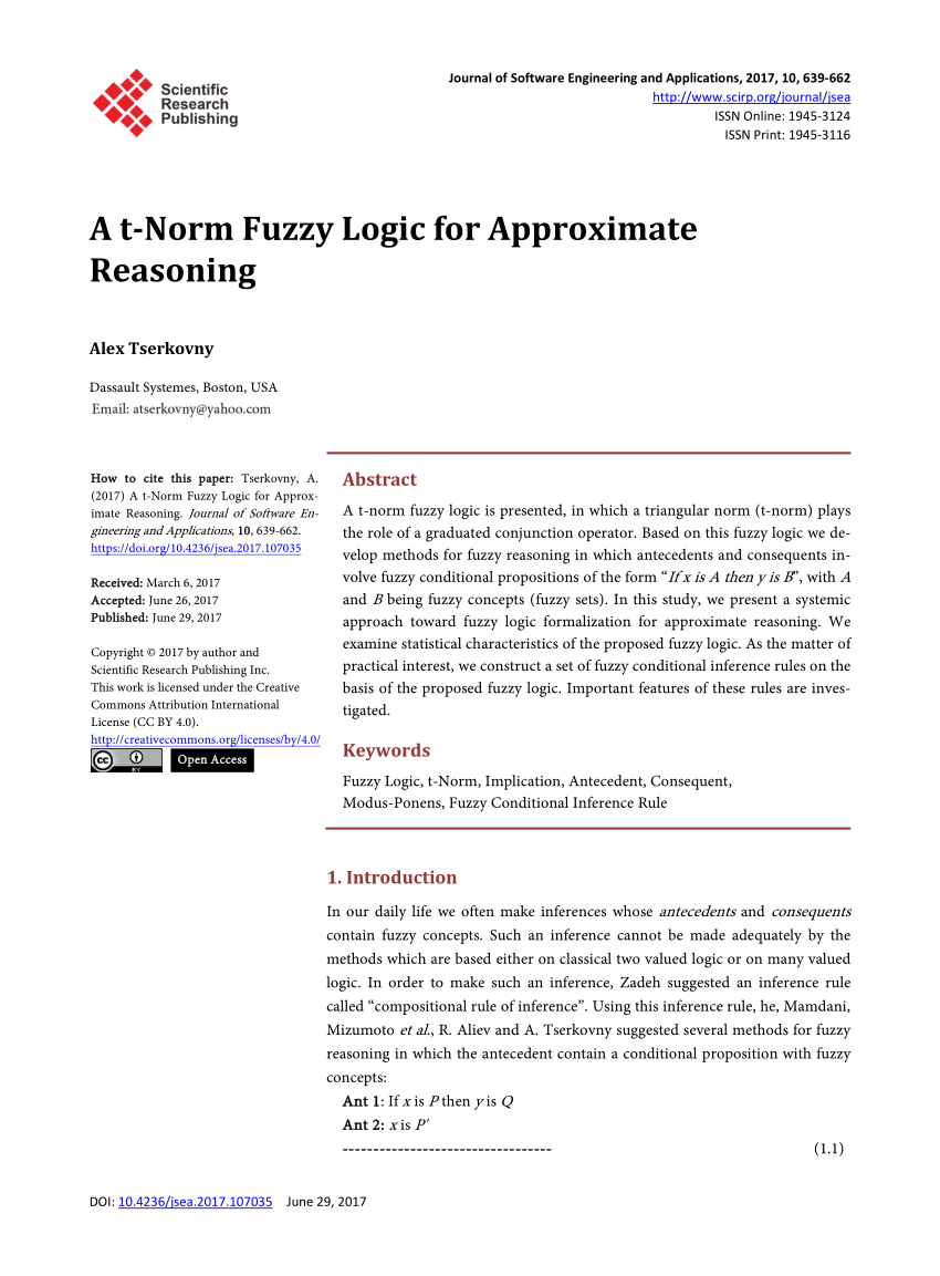 research paper on fuzzy logic