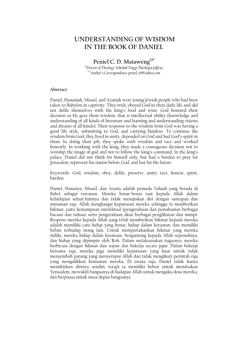 the book of daniel explained pdf