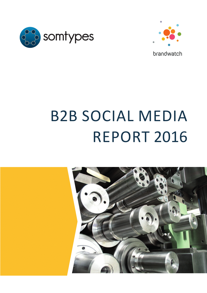 Pdf B2b Social Media Report 2016