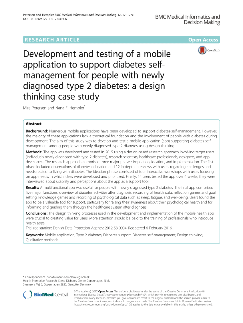 newly diagnosed type 2 diabetes case study