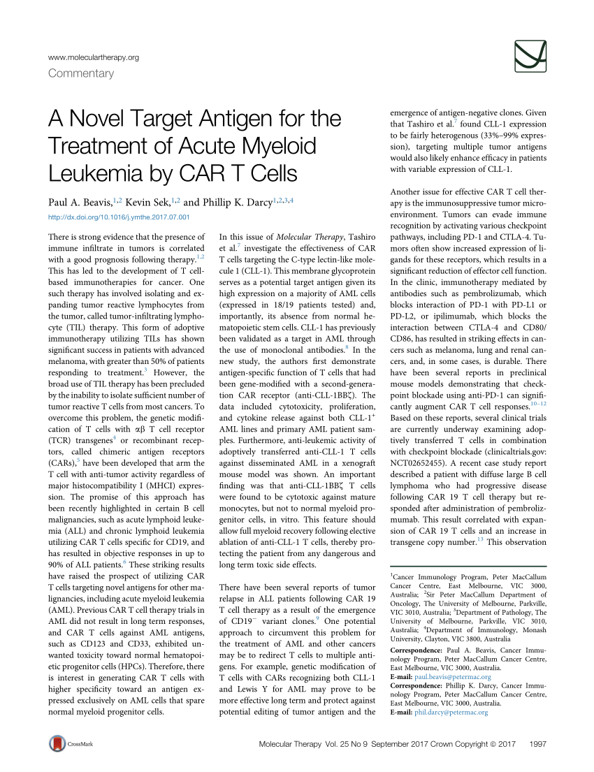 (PDF) A novel treatment strategy targeting Aurora kinases 
