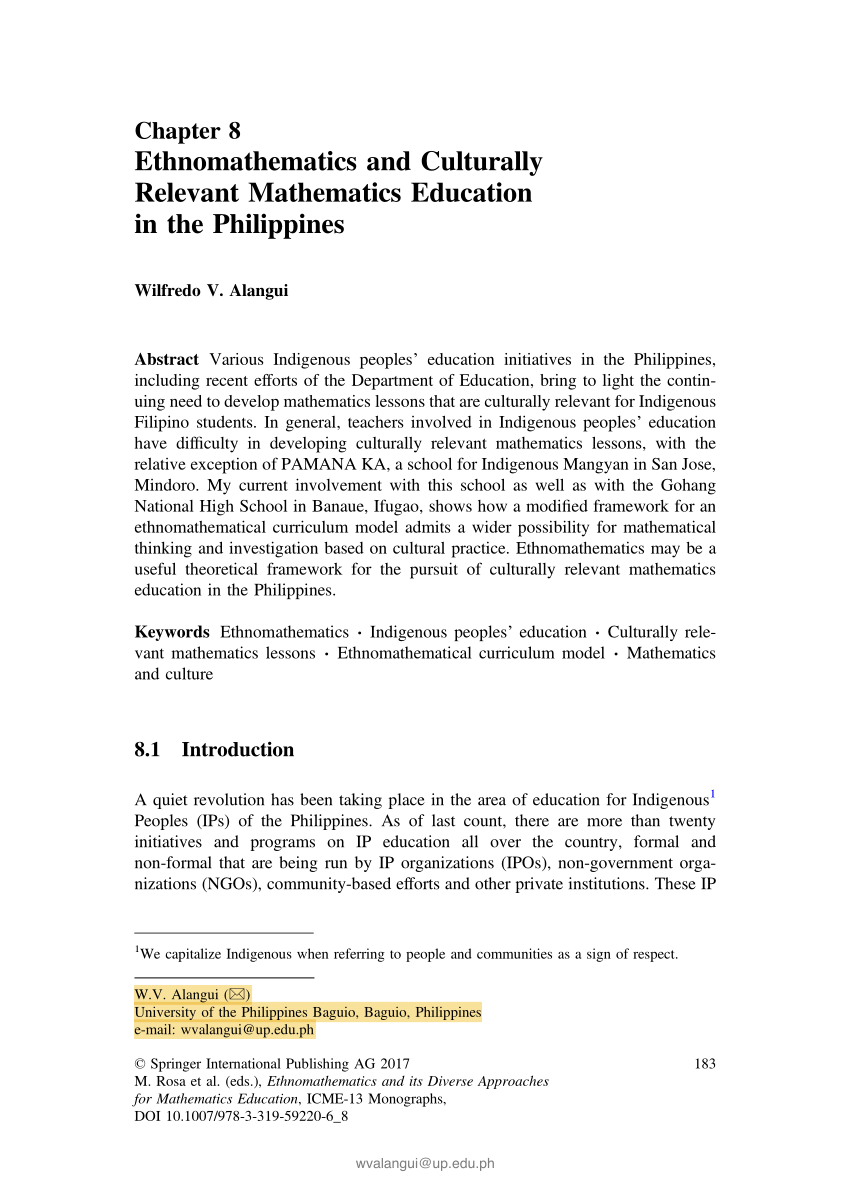 list of thesis title in mathematics education in the philippines